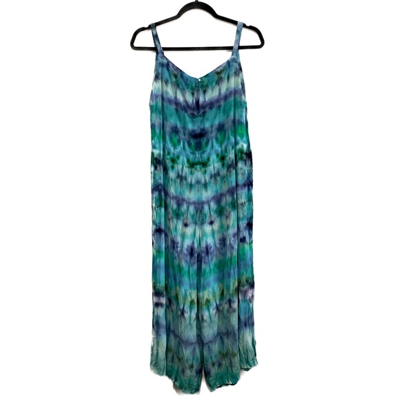 Dharma Trading Co. Tie-Dye Sleeveless Wide Leg Romper - Picture 2 of 6